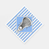 ラクロスライトブルー スタンダードランチョンナプキン (角)