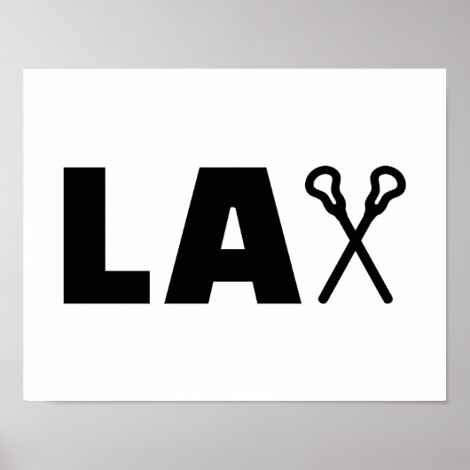 ラクロスラックススティック ポスター (正面)