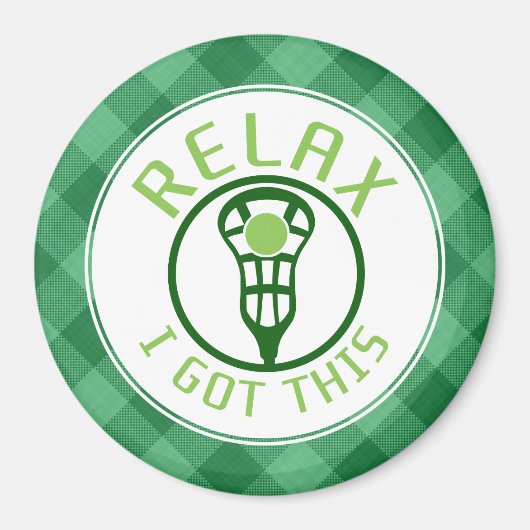 ラクロスリラックスI得この磁石 マグネット (正面)