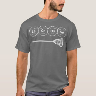 ラクロス元素の周期性表ケミストギフト Tシャツ