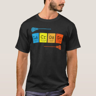 ラクロス元素化学周期表 Tシャツ