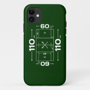 ラクロス分野はiphone 5の場合の寸法を測ります iPhone 11 ケース