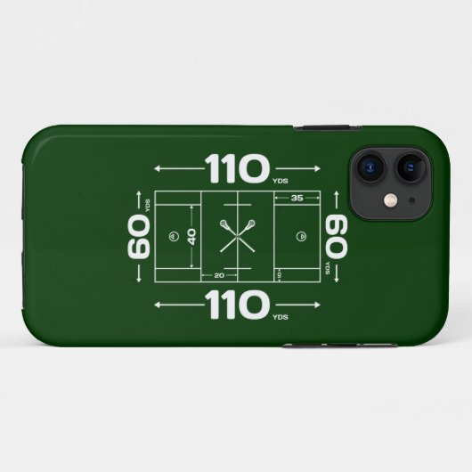 ラクロス分野はiphone 5の場合の寸法を測ります Case-Mate iPhoneケース (裏面(横))