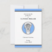 ラクロス卒業発表 招待状 (正面)