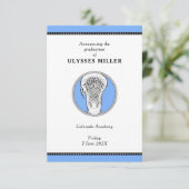 ラクロス卒業発表 招待状 (スタンド正面)