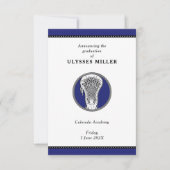 ラクロス卒業発表 招待状 (正面)