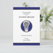 ラクロス卒業発表 招待状 (スタンド正面)