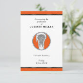 ラクロス卒業発表 招待状 (スタンド正面)