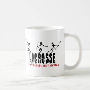 ラクロス反対者のちょうど犠牲者のTシャツのギフト無し コーヒーマグカップ