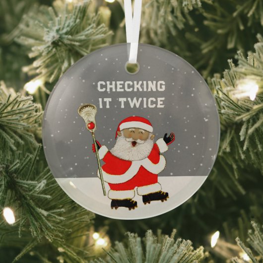 ラクロス収集可能 ガラスオーナメント (インサイチュ)