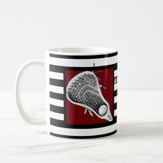 ラクロス収集可能 コーヒーマグカップ (左)