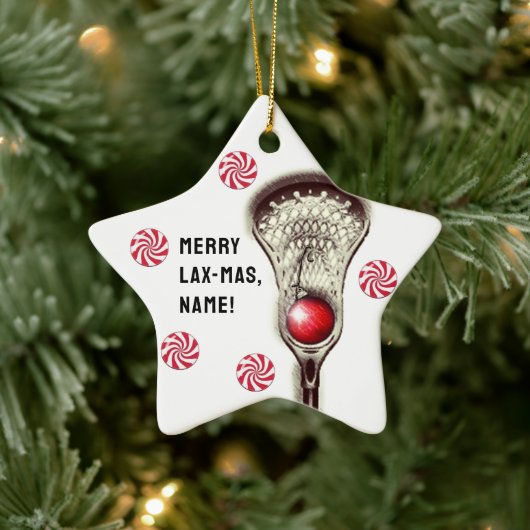 ラクロス収集可能 セラミックオーナメント (ツリー)