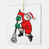 ラクロス収集可能 セラミックオーナメント (左)