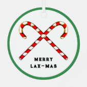 ラクロス収集可能 メタルオーナメント (裏面)