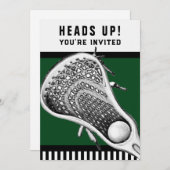 ラクロス招待状 招待状 (正面/裏面)