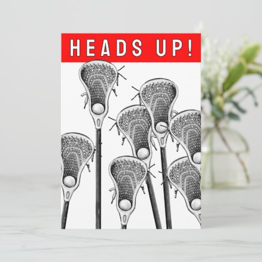 ラクロス招待状 招待状 (スタンド正面)