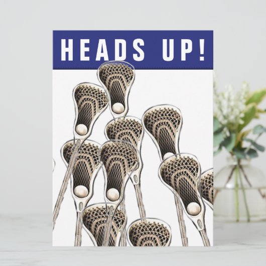 ラクロス招待状 招待状 (スタンド正面)