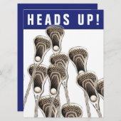 ラクロス招待状 招待状 (正面/裏面)