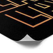 ラクロス文字ポスター ポスター (角)