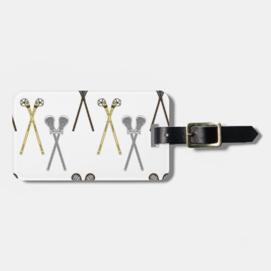 ラクロス棒 ラゲッジタグ (正面横)