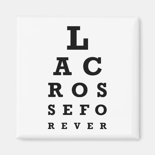 ラクロス永久 マグネット (正面)