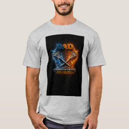 ラクロス父の日Tシャツ - 試合に燃えてる Tシャツ