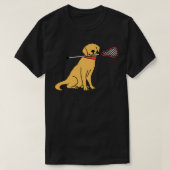ラクロス犬 Tシャツ (デザイン正面)