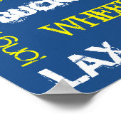 ラクロス用語ポスター! ポスター (角)