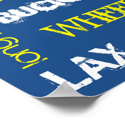 ラクロス用語ポスター! ポスター (角)