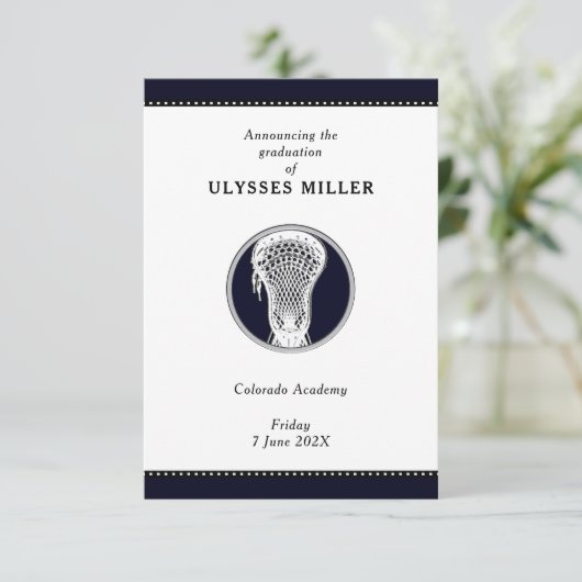 ラクロス発表 招待状 (スタンド正面)