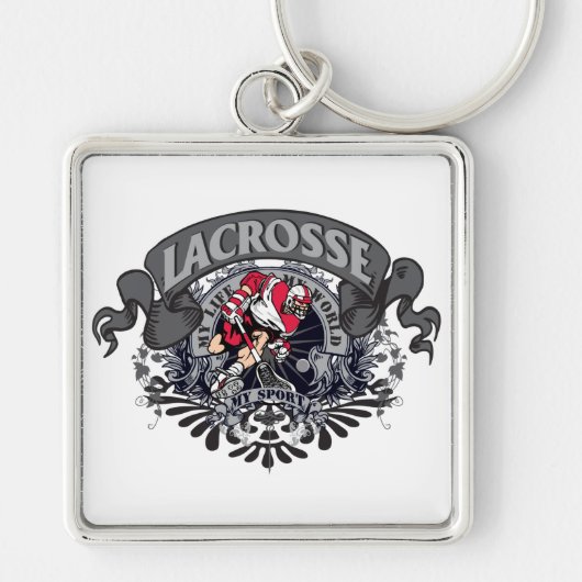 ラクロス私のスポーツ キーホルダー (正面)
