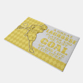 ラクロス素晴らし選手と彼の最高の生活のゴール ドアマット (アングル)