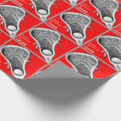 ラクロス誕生日ギフト包装紙 ラッピングペーパー (角)