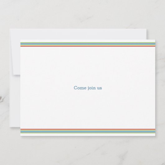 ラクロス誕生日パーティー招待状-ラックスのテーマ 招待状 (裏面)