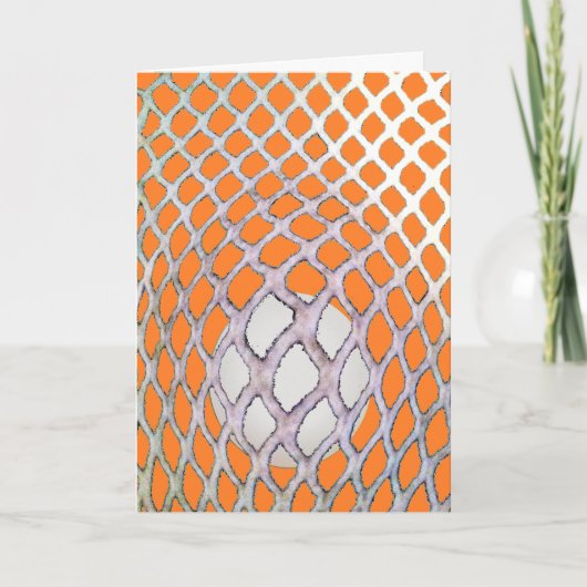 ラクロス誕生日 カード (正面)