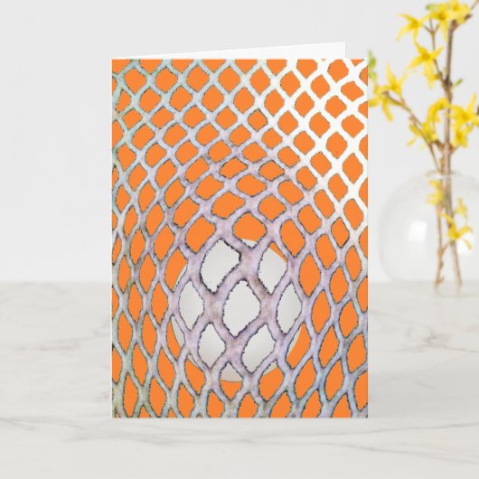 ラクロス誕生日 カード (黄色い花)