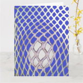 ラクロス誕生日 カード (黄色い花)