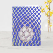 ラクロス誕生日 カード (黄色い花)