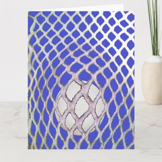 ラクロス誕生日 カード (正面)