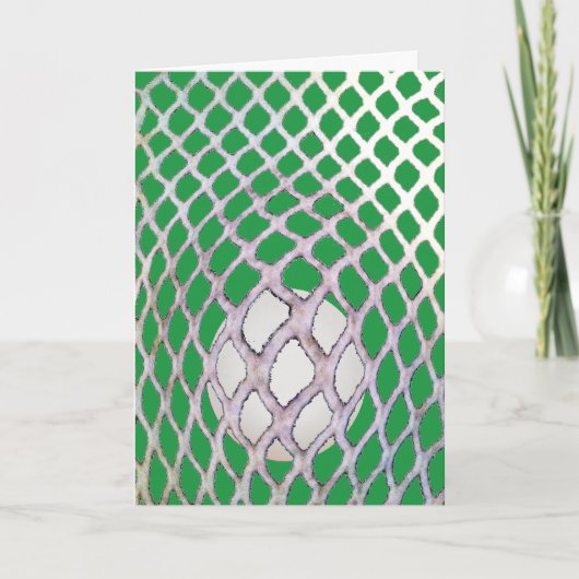 ラクロス誕生日 カード (正面)