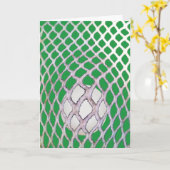 ラクロス誕生日 カード (黄色い花)