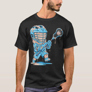 ラクロス選手のしたたりアイスクリームのしたたり Tシャツ