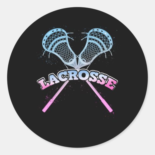 ラクロス選手のためのラクロススティックSport Lax Stic ラウンドシール (正面)