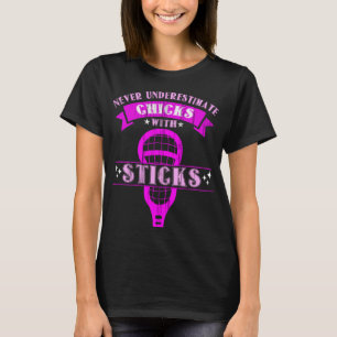 ラクロス選手のラックス·スティックス女性ラクロス団 Tシャツ
