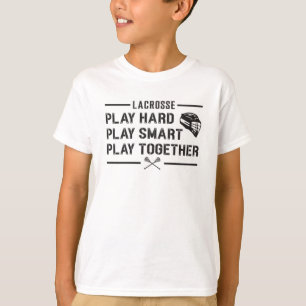 ラクロス選手の遊懸命遊頭が切れるチームのギフト Tシャツ