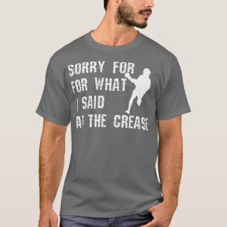 ラクロス選手は私がクレアで言ったことをごめんなさい Tシャツ