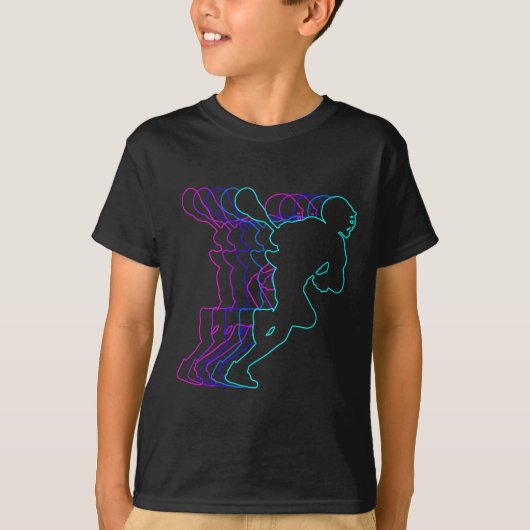 ラクロス選手ギフト服Boys Youth Men Ki Tシャツ (正面)