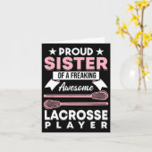 ラクロス選手コーチシスター1 カード (黄色い花)