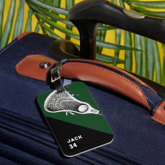 ラクロス選手 ラゲッジタグ (正面インサイチュ1)