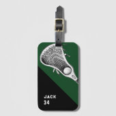 ラクロス選手 ラゲッジタグ (正面縦)